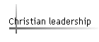 Christian leadership