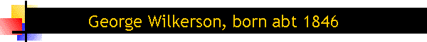George Wilkerson, born abt 1846